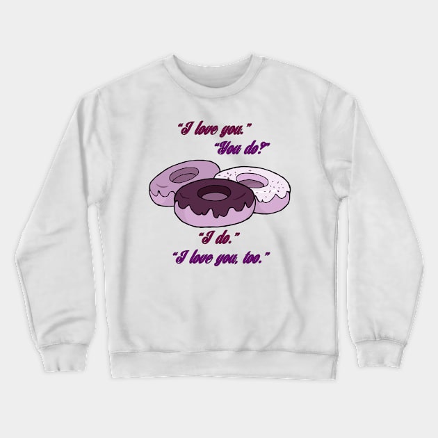 Calzona - I love you Crewneck Sweatshirt by cristinaandmer